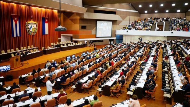 Reunión de la Asamblea Nacional de Cuba.