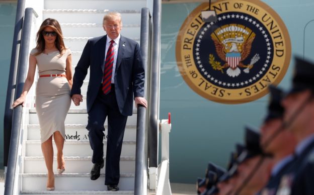 Donald and Melania Trump
