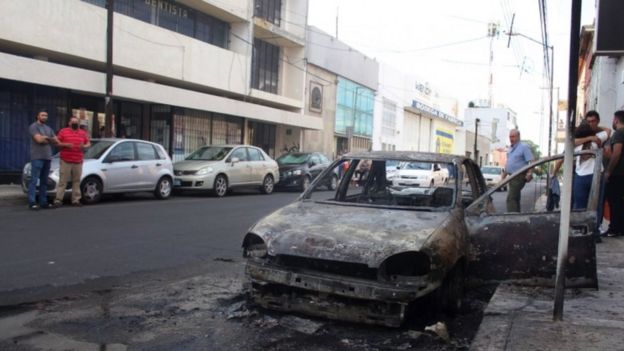 Disturbios en Celaya el pasado fin de semana