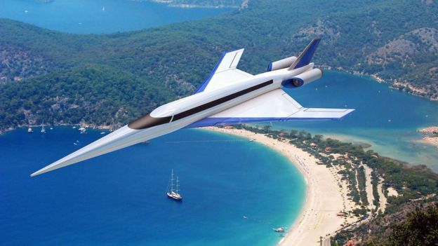 Spike S-512 supersonic jet, illustration