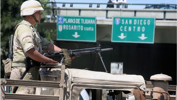 Un soldado en Tijuana