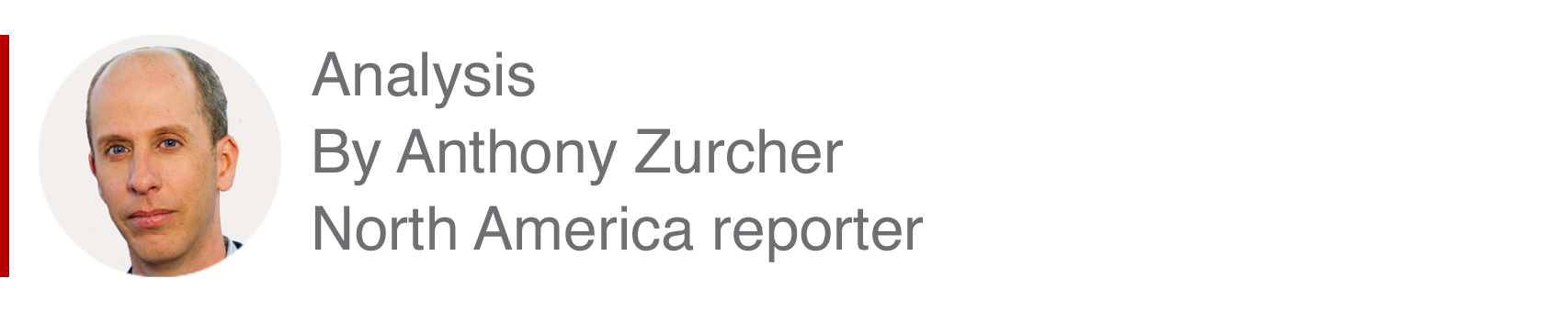 Cuadro de análisis de Anthony Zurcher, reportero de América del Norte