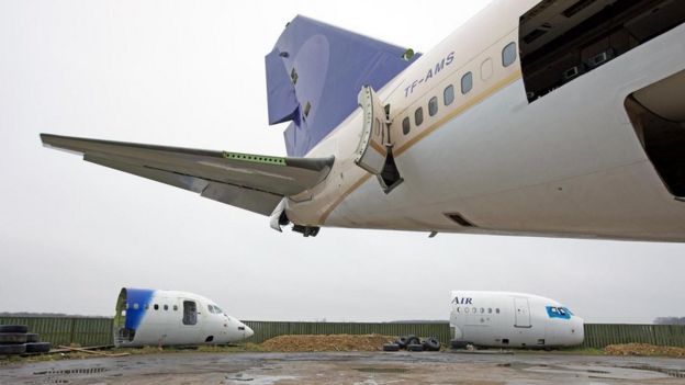 Aeronaves sacadas de circulación en el 