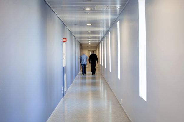 Corridor in Halden prison