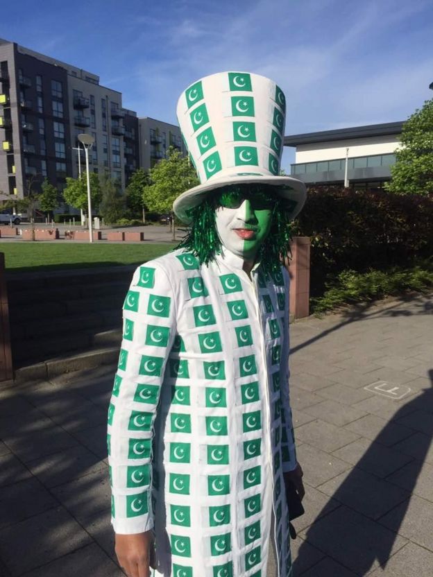 இந்தியா - பாக்., கிரிக்கெட் போட்டி ; எட்ஜ்பஸ்டனில் குவியும் பாகிஸ்தான் ரசிகர்கள் (புகைப்படத் தொகுப்பு)