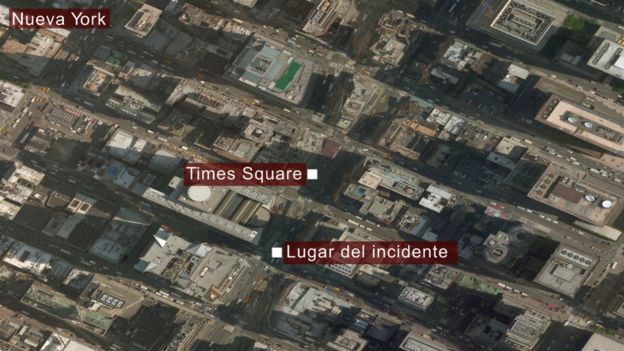 Mapa del incidente