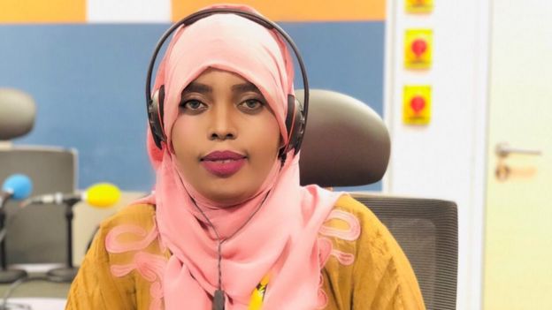 Kowsar Maxamed oo ka mid ah weriyayaasha BBC Soomaali.