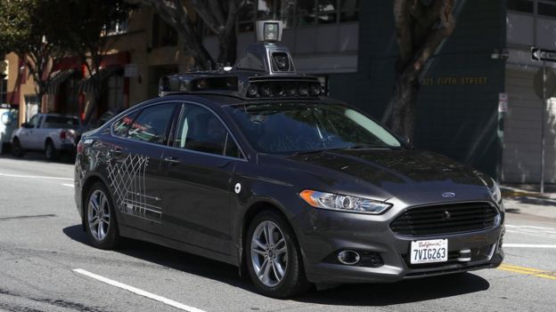 Uber self-driving car