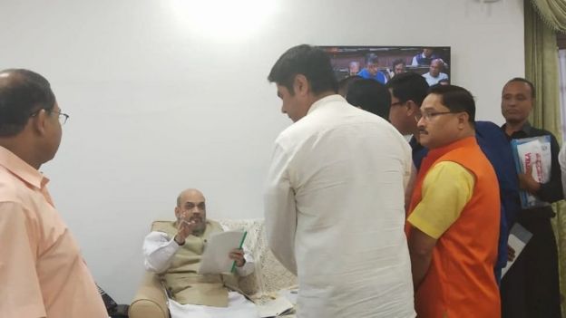 अमित शाहसँग भेट