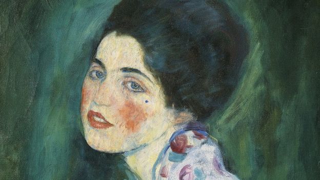 Retrato de una dama, por Gustav Klimt (1862-1918)