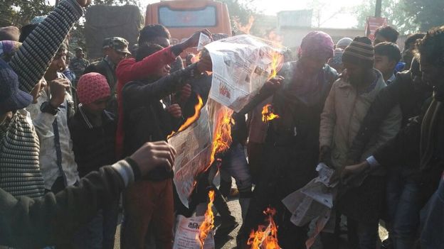 Angry crowds in Jharkhand