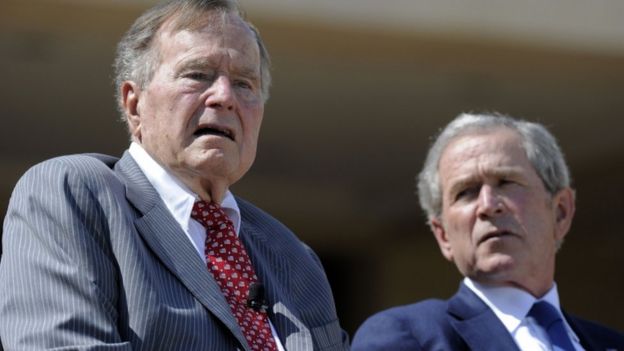 Joint statements by the two living Republican former presidents are rare