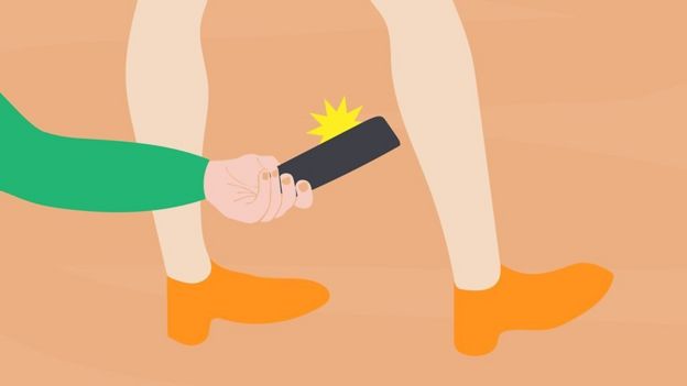 Ilustración del Upskirting.