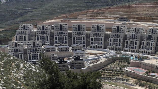 Asentamientos israelíes en Cisjordania.
