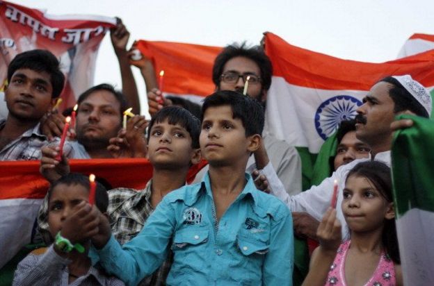 கறுப்பு பணத்தை இந்தியா கொண்டுவரக் கோரி நடந்த போராட்டம்