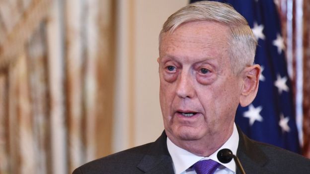 Secretário de Defesa americano James Mattis