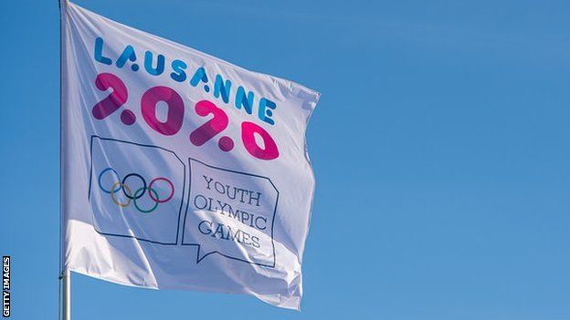 Lausanne 2020 Winter Youth Olympics flag