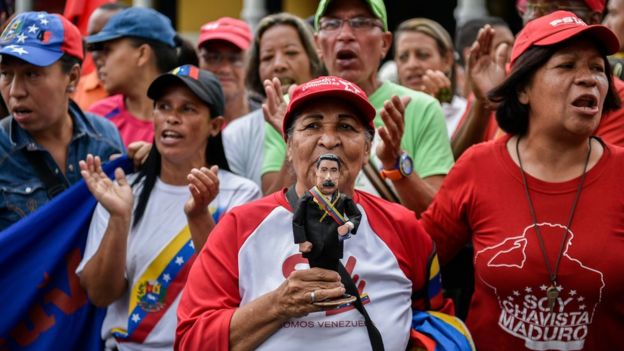 Seguidores de Maduro.