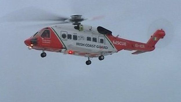 Irish coastguard helicopter