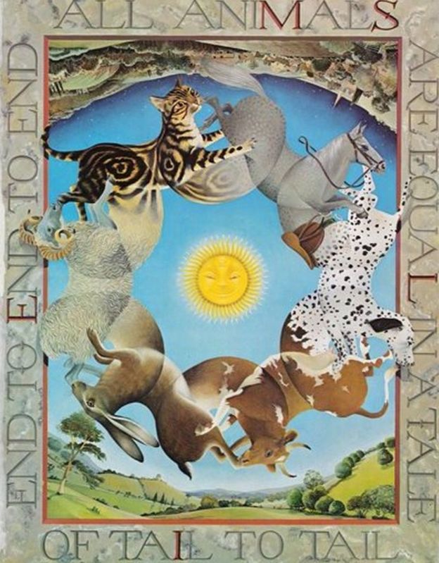 Una de las ilustraciones de "Masquerade"