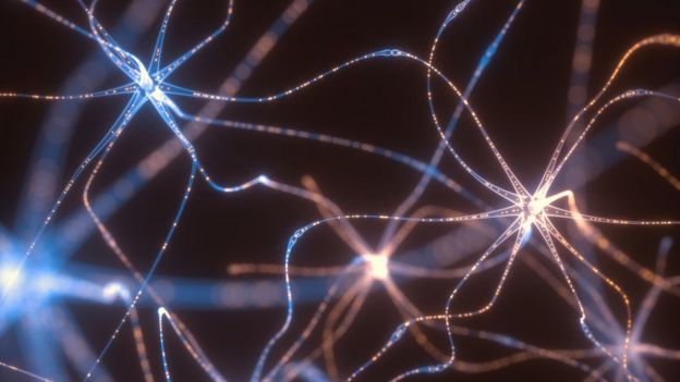 Ilustração representa sinapses no cérebro