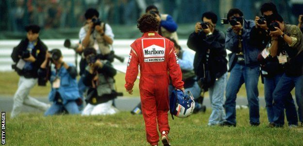 Alain Prost during the 1989 Japanese GP