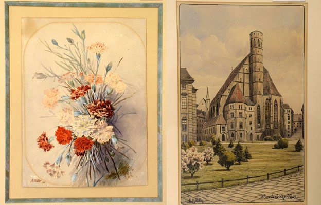 Акварели и рисунки Гитлера продали на аукционе в Нюрнберге за 400 тыс ...