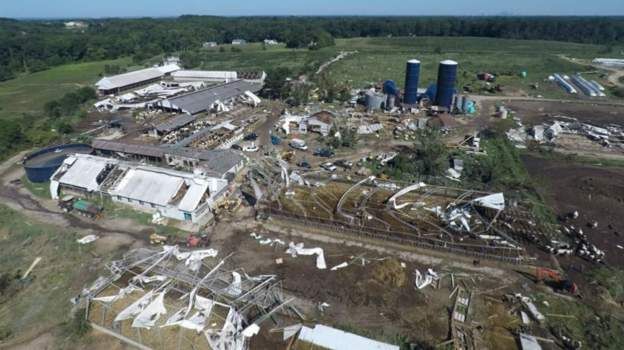 Damage to Wellacrest Farm in New Jersey