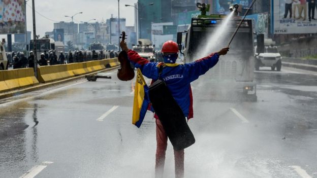Protesta en Venezuela
