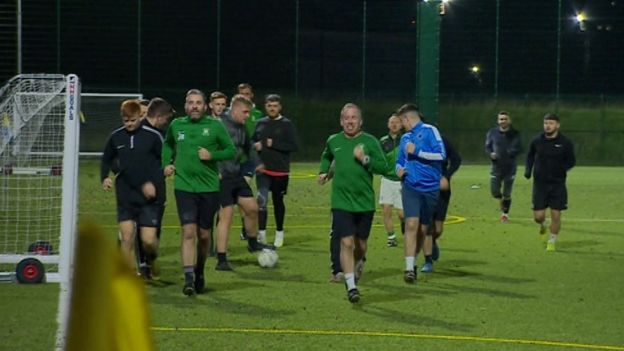 St Joseph's AFC training