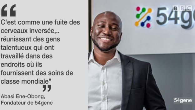 Le fondateur de la start-up 54gene est ambitieux pour l'avenir sanitaire du continent africain.