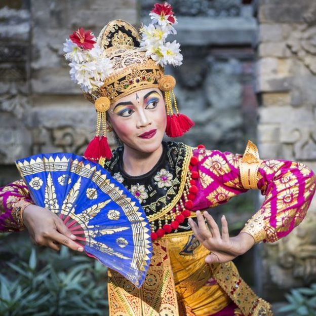 Bailarina típica en Ubud