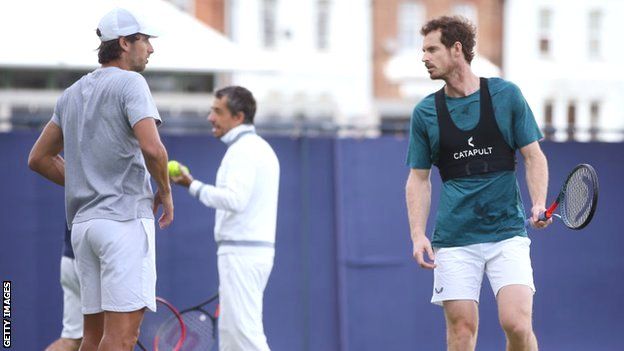 Andy Murray and Feliciano Lopez
