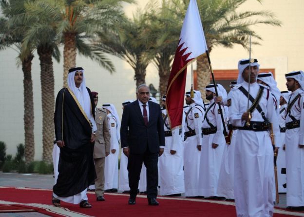 رهبران قطر و عراق