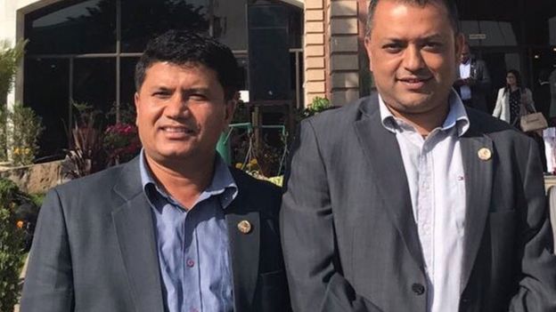 रवीन्द्र अधिकारी र गगन थापा