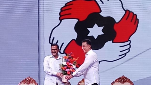 கேஜ்ரிவாலுடன் கமல்