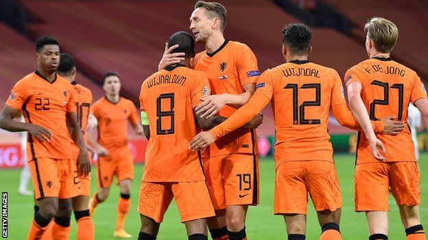 Netherlands celebrate