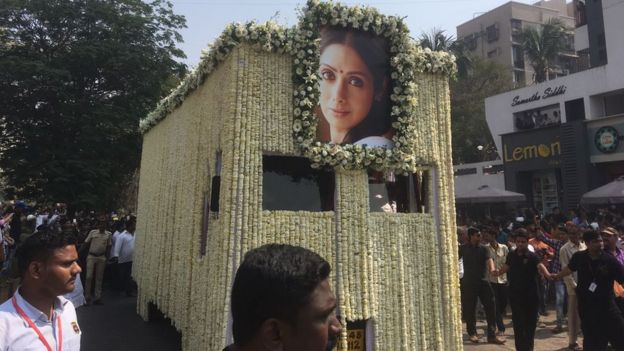 ஸ்ரீதேவிக்கு இறுதி பிரியாவிடை