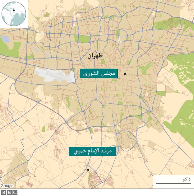 خارطة طهران