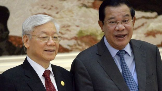 Tổng bí thư Nguyễn Phú Trọng trước đó đã có chuyến thăm ba ngày đến Campuchia và gặp gỡ Thủ tướng Hun Sen hồi tháng 7