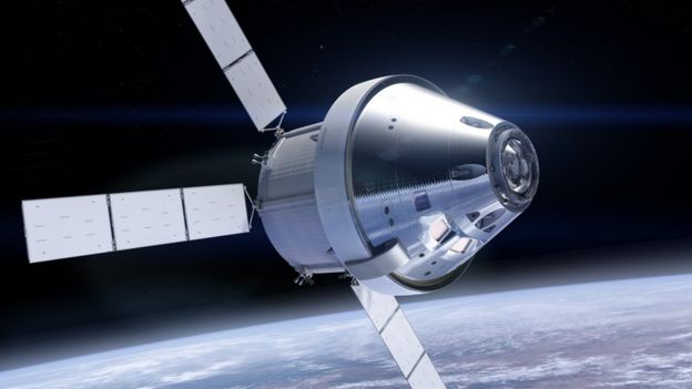 Artwork: Orion and service module