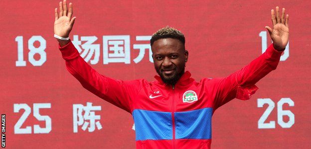 Mohamed Buya Turay during his spell with Henan Songshan Longmen