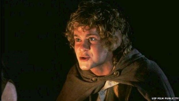 Dominic Monaghan fel Merry - Meriadoc - yn The Lord of The Rings