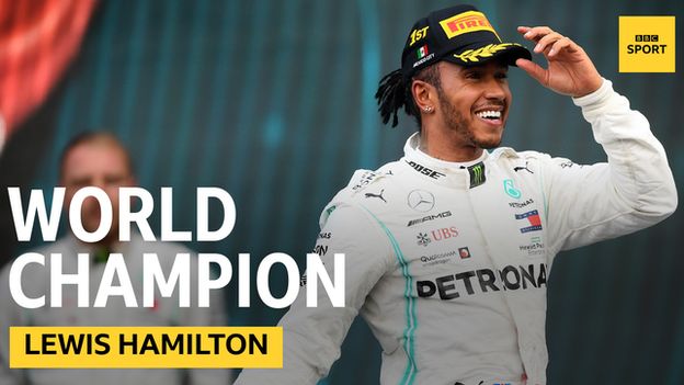 Lewis Hamilton, world champion graphic