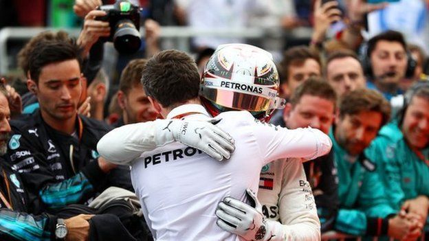 Lewis Hamilton wins the Azerbaijan Grand Prix