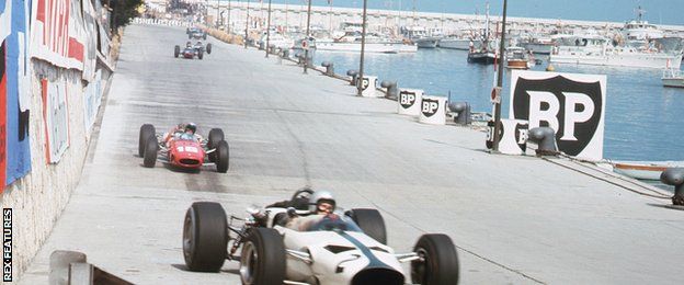 McLaren at the 1966 Monaco Grand Prix