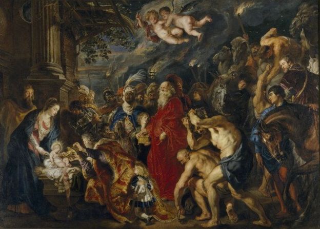 La Adoración de los Reyes Magos, de Rubens
