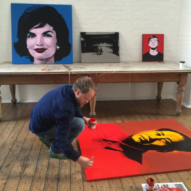 The Artist Making 'new' Warhol Paintings, 30 Years After His Death ...