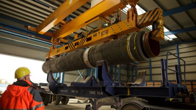 Construcción de gasoducto desde Rusia a Alemania