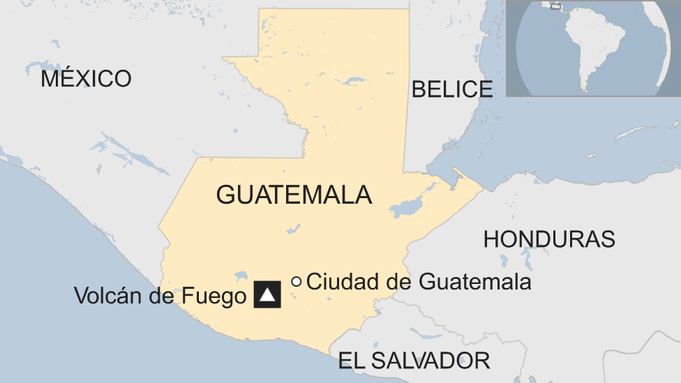 Mapa de Guatemala